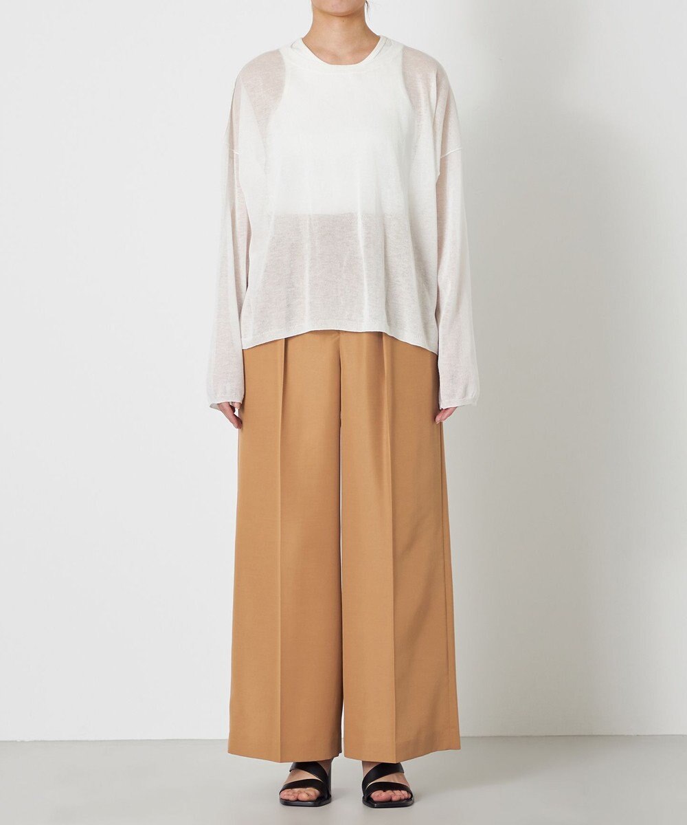 NAVE 【ReNAVE・洗える】シアーニット ロングスリーブ 