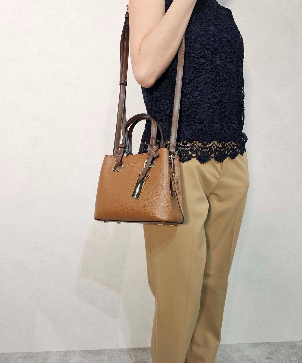 style code 【MERCURYDUO/マーキュリーデュオ】メタルアイレット　ミニショルダーバッグ、ハンドバッグ 