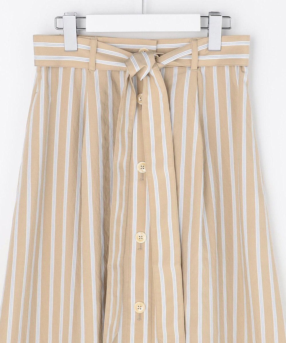 自由区 【SHIHOさん着用】ビスコースナイロンドビーストライプ スカート 