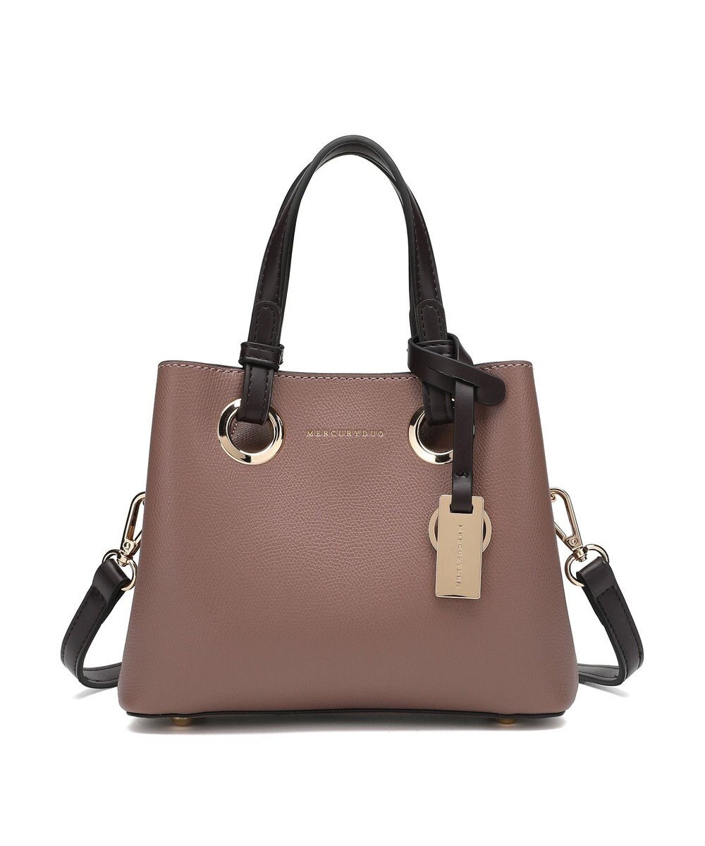 style code 【MERCURYDUO/マーキュリーデュオ】メタルアイレット　ミニショルダーバッグ、ハンドバッグ 