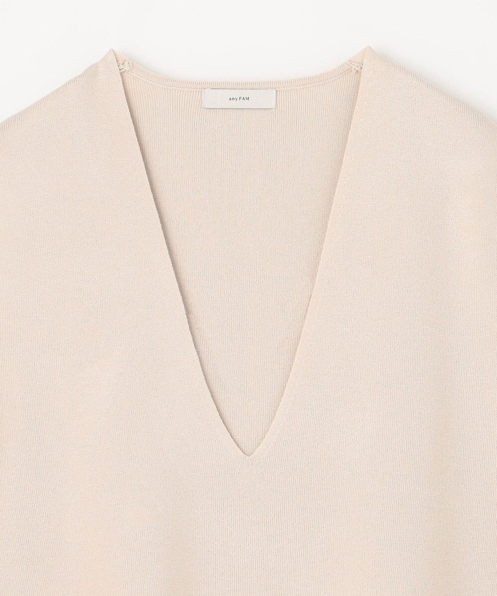 ANY L 【洗濯機可】サイドリボン ニットベスト 