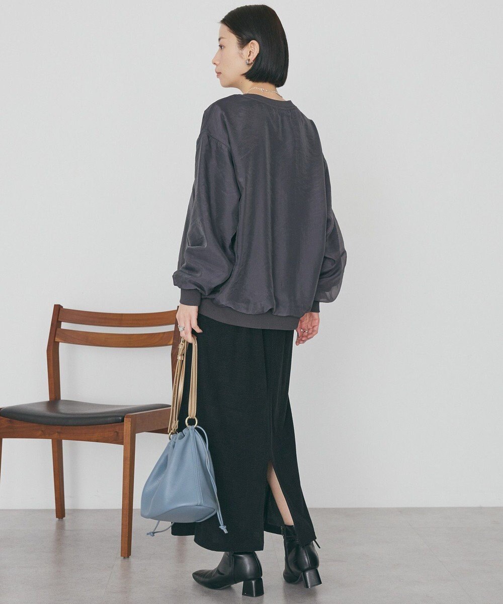 AMERICAN HOLIC オーガンジーレイヤードスウェットプルオーバー 