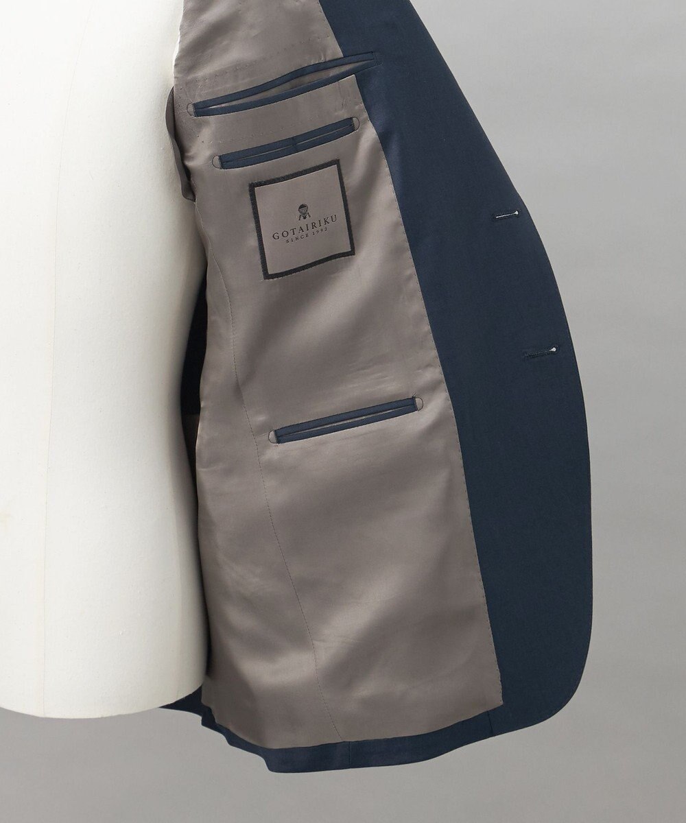 GOTAIRIKU シワになりにくい/通年素材【御幸毛織/みゆきけおり】Superio160 スーツ_ダークグリーン 