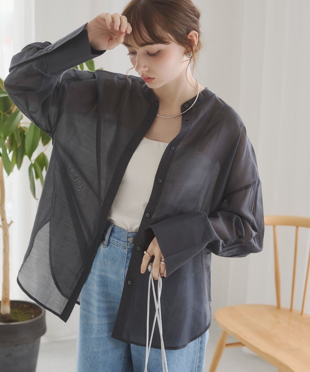 WEGO 【ANGIE VINTAGE】シアーシャツ 