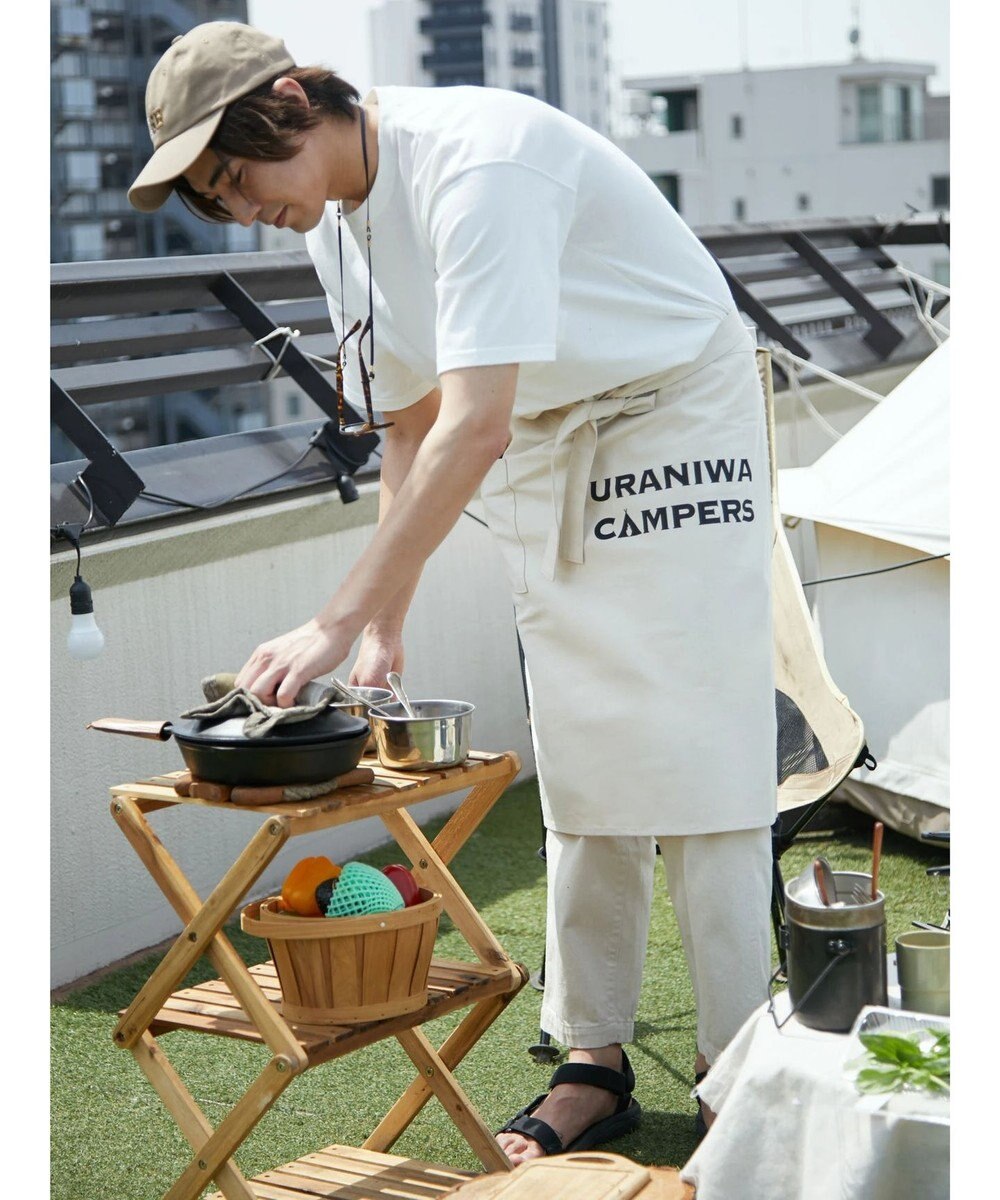 CRAFT STANDARD BOUTIQUE ＵＲＡＮＩＷＡ　ＣＡＭＰＥＲＳ　帆布ショートエプロン 