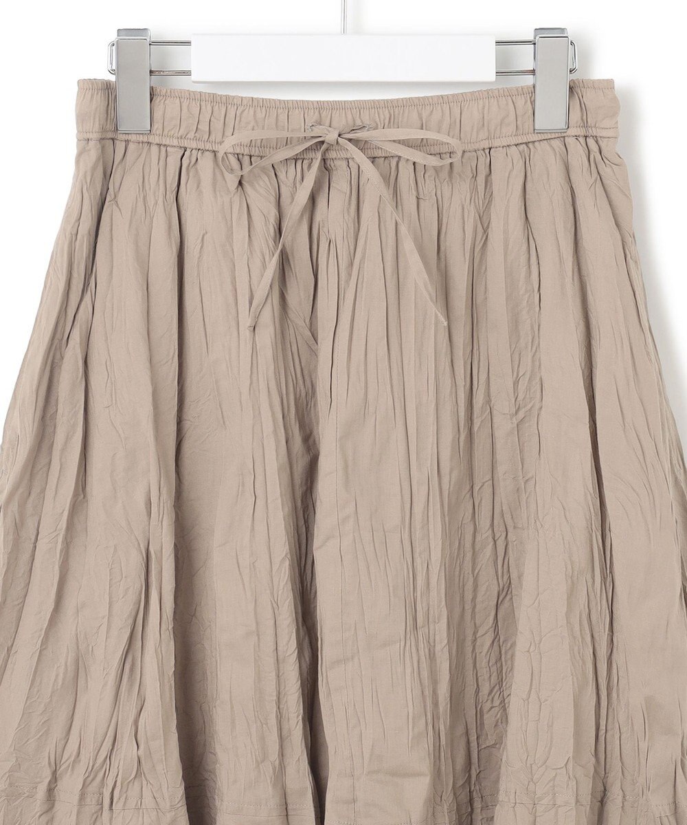 J.PRESS YORK STREET 【WOMEN】クリンクルフレアギャザー スカート 