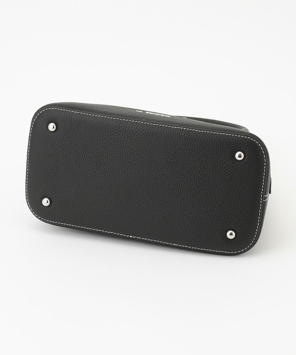 LA BAGAGERIE ラインストーンリベット　カウレザー2wayハンドバッグ 