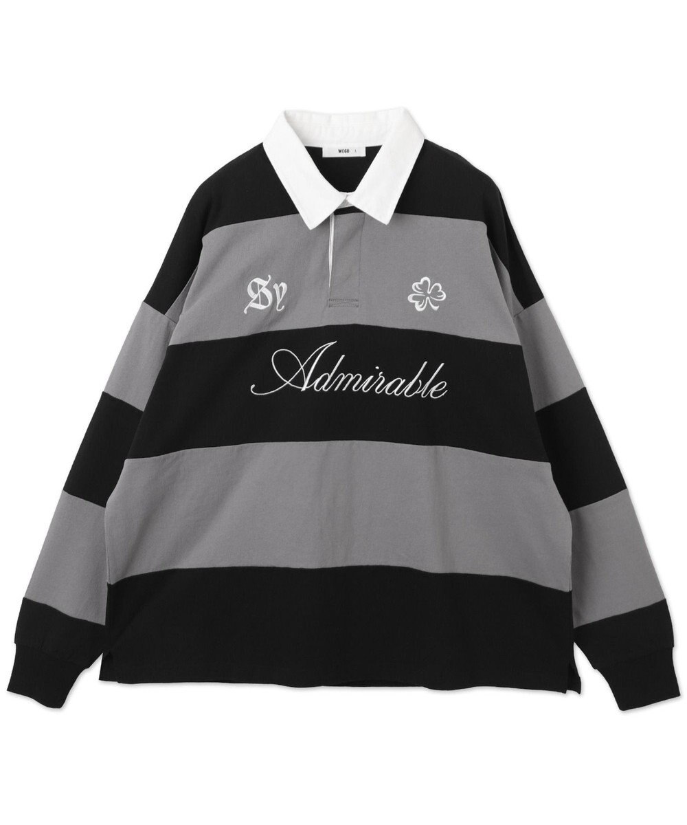 WEGO グラフィックラガーシャツ 