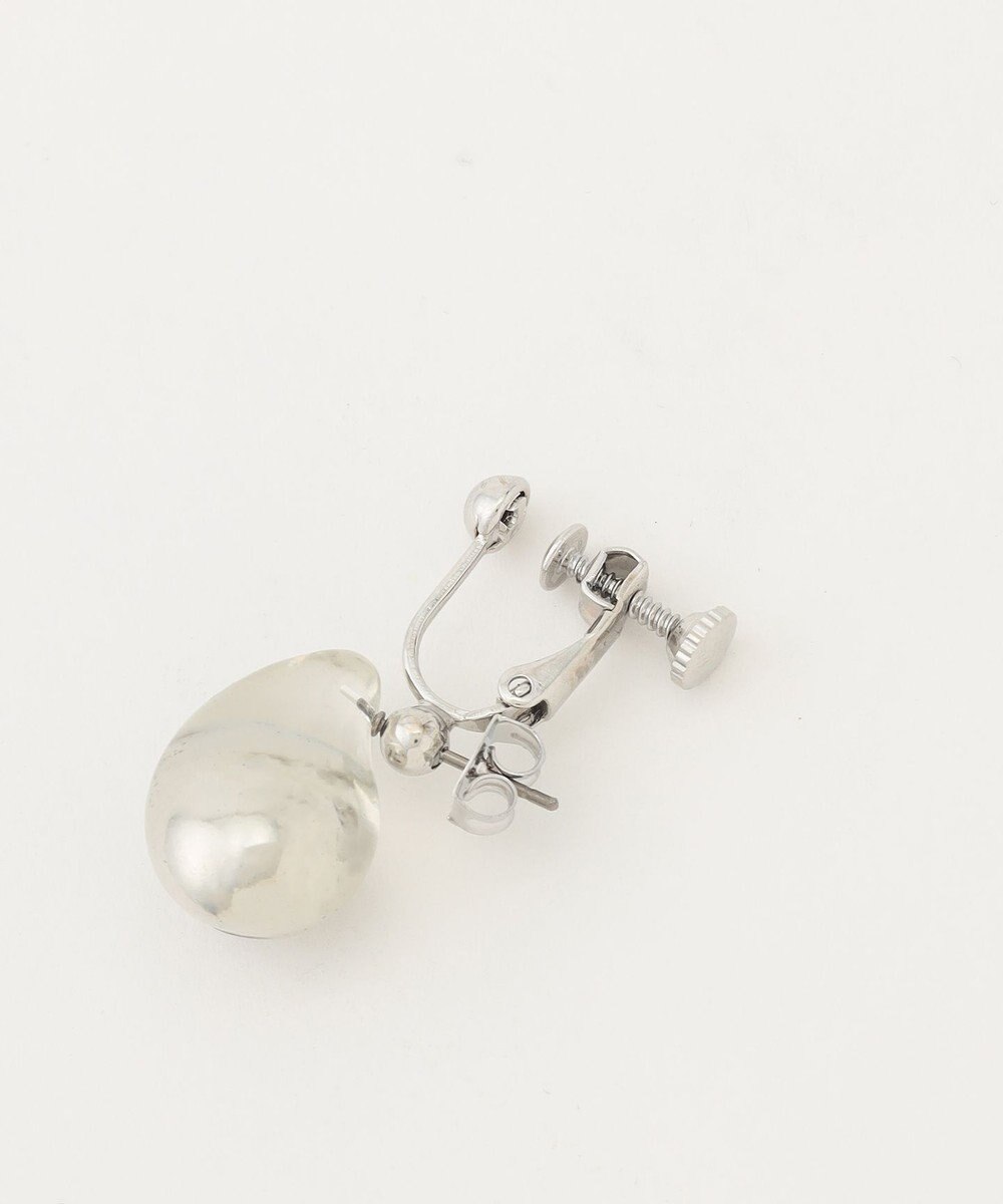 ICB 【2WAY】クリアメタルピアス 