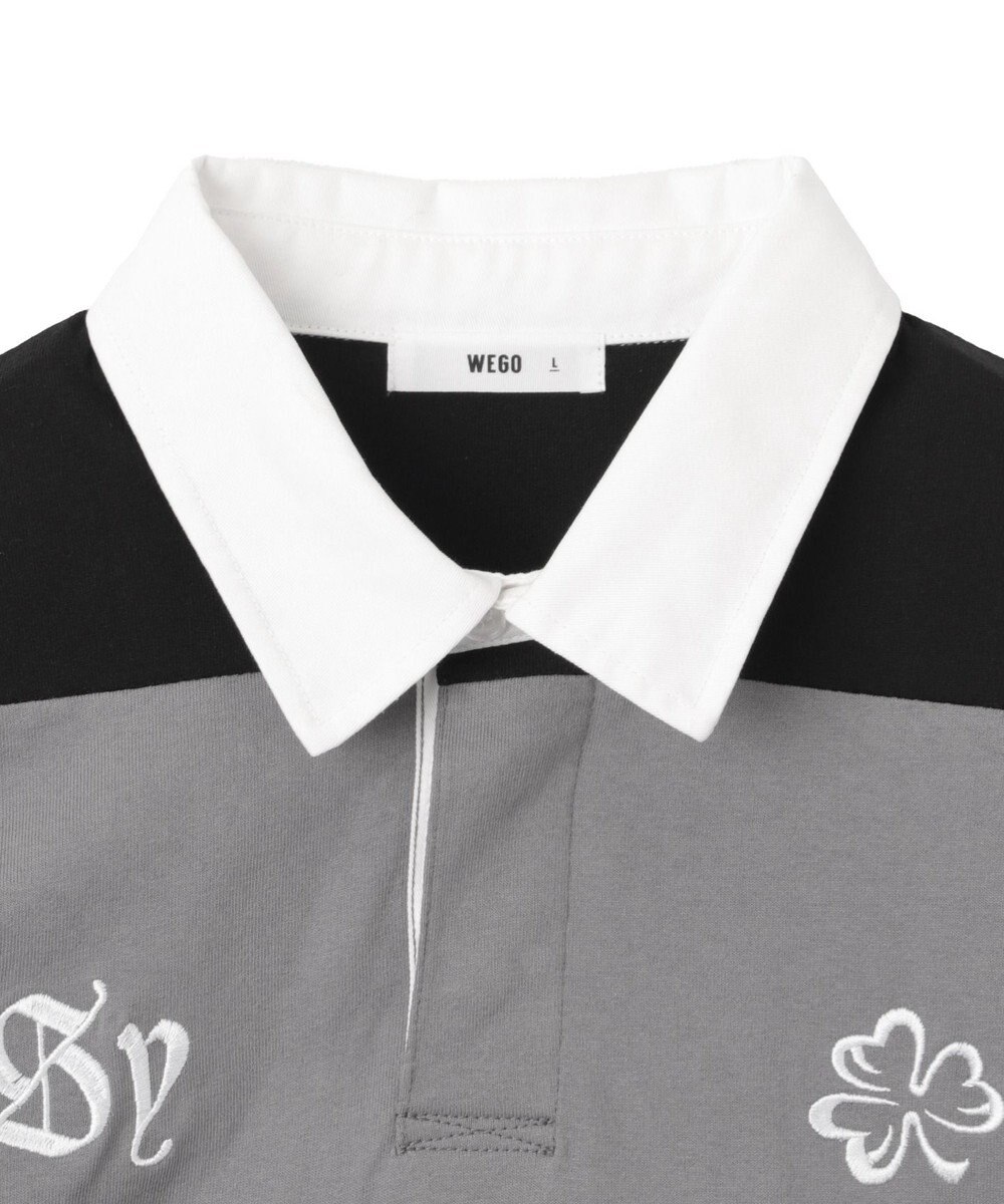 WEGO グラフィックラガーシャツ 