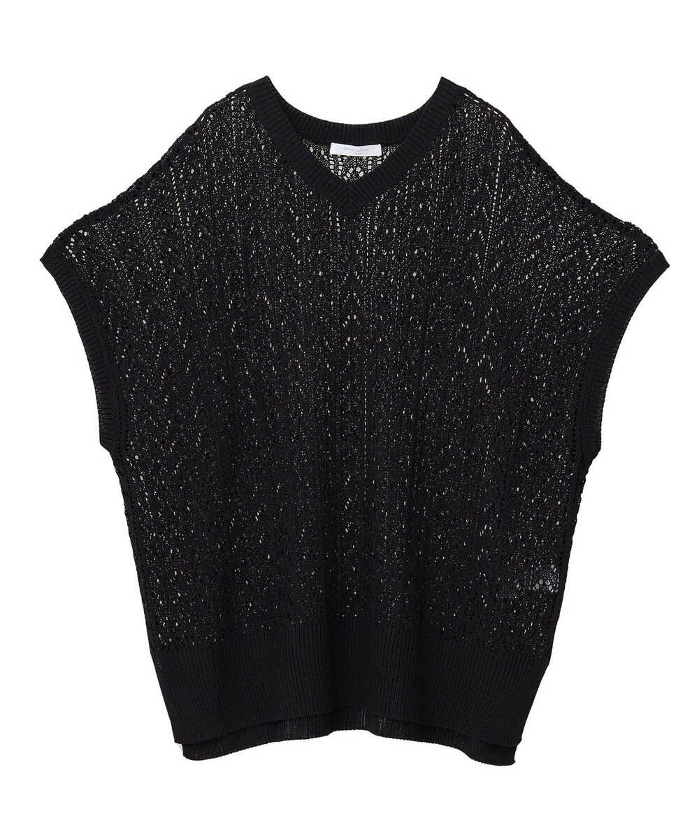 Green Parks 透かし編みニットチュニック 