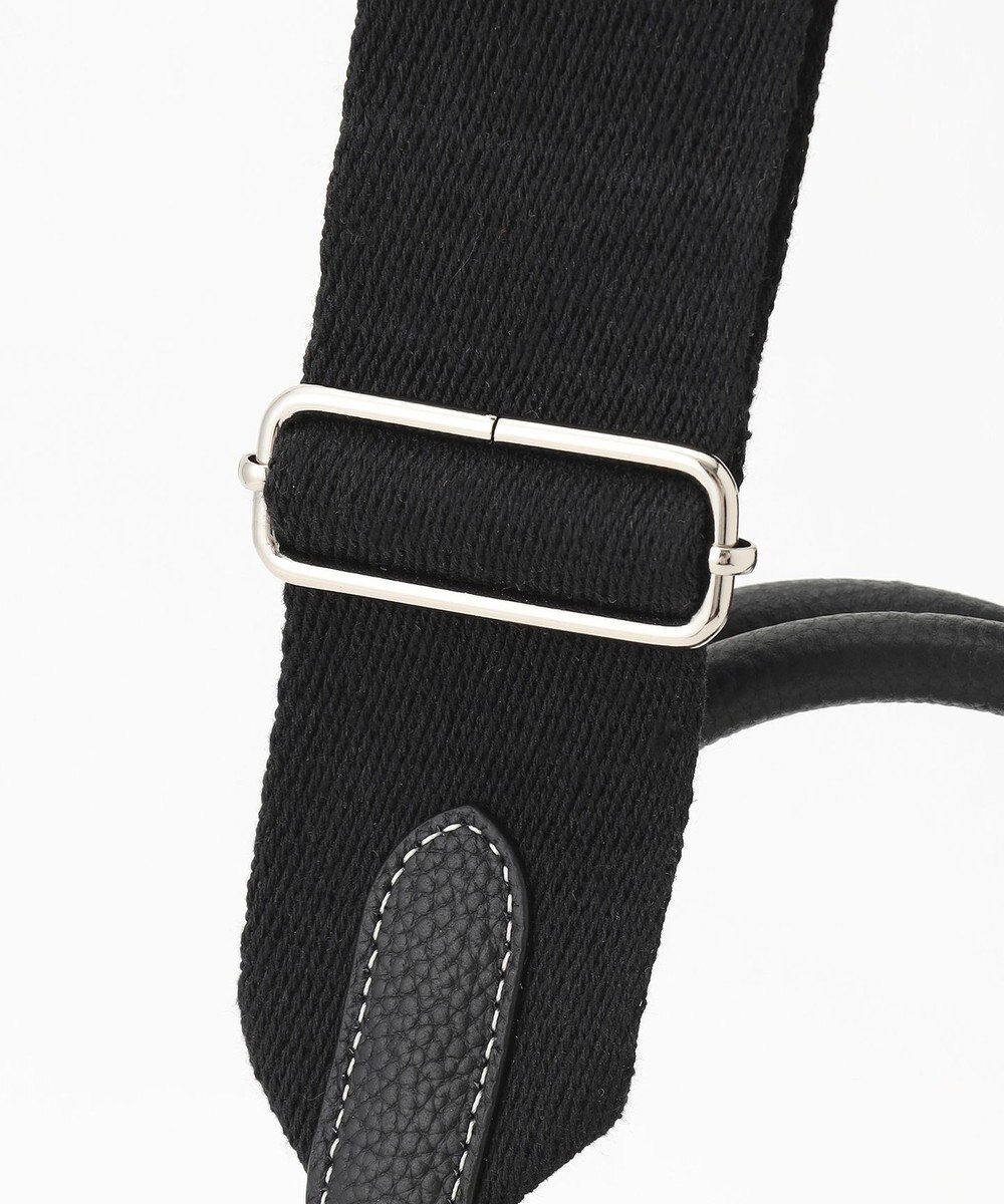 LA BAGAGERIE ラインストーンリベット　カウレザー2wayハンドバッグ 