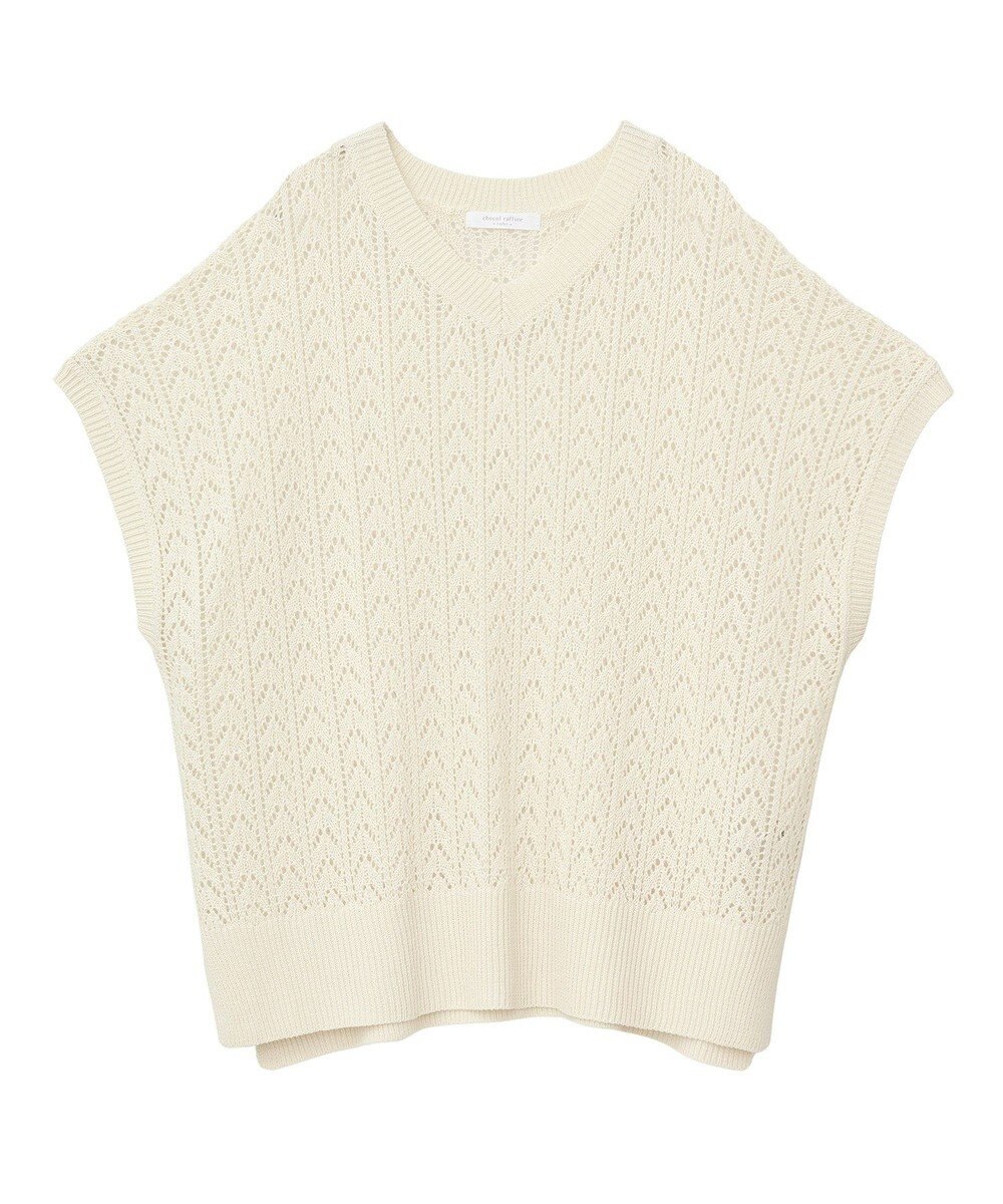 Green Parks 透かし編みニットチュニック 