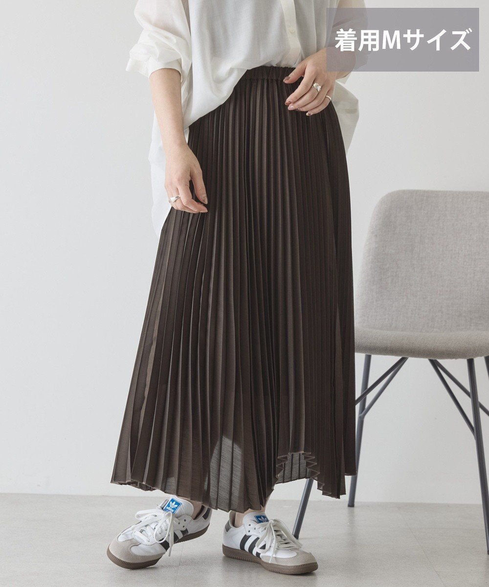 AMERICAN HOLIC 【選べる丈】シアープリーツスカート 