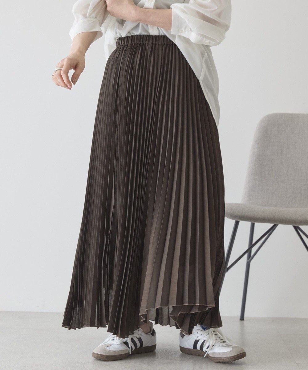 AMERICAN HOLIC 【選べる丈】シアープリーツスカート 