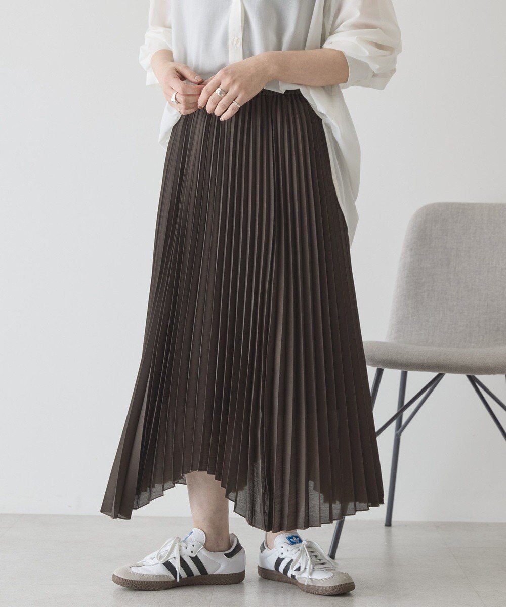 AMERICAN HOLIC 【選べる丈】シアープリーツスカート 