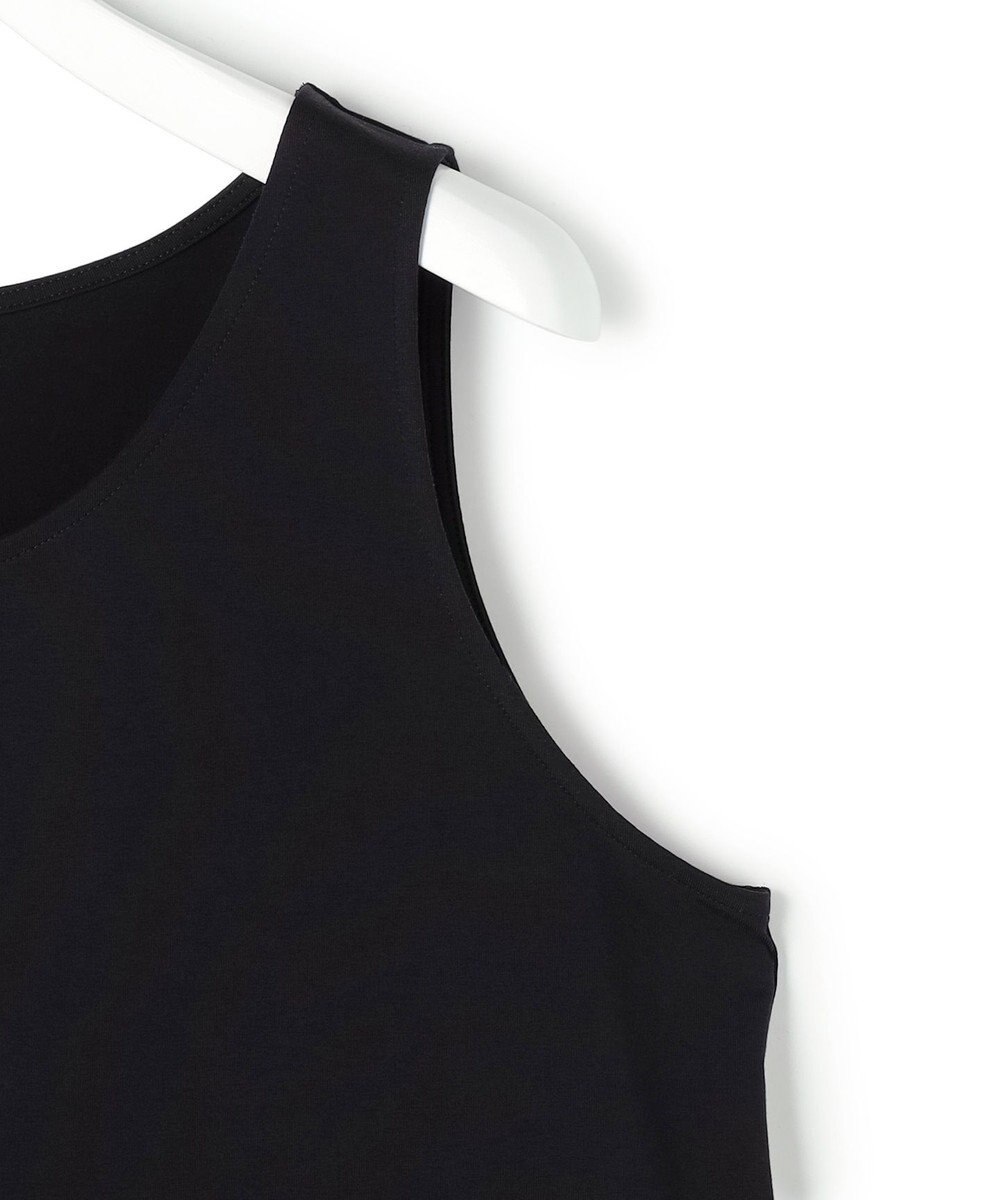 23区 【先行予約】ナチュラルコットンベア シアーペプラム タンクトップ 