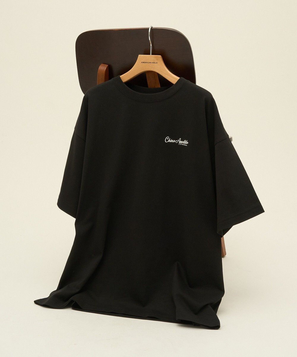 AMERICAN HOLIC ワントーンロゴプリントTシャツ 