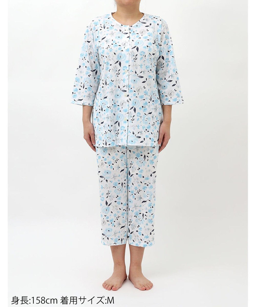 Wing 【数量限定　特別価格】 パジャマ 7分袖 8分丈 綿100％ 天竺素材 レディース EP8992 ウイング／ワコール 