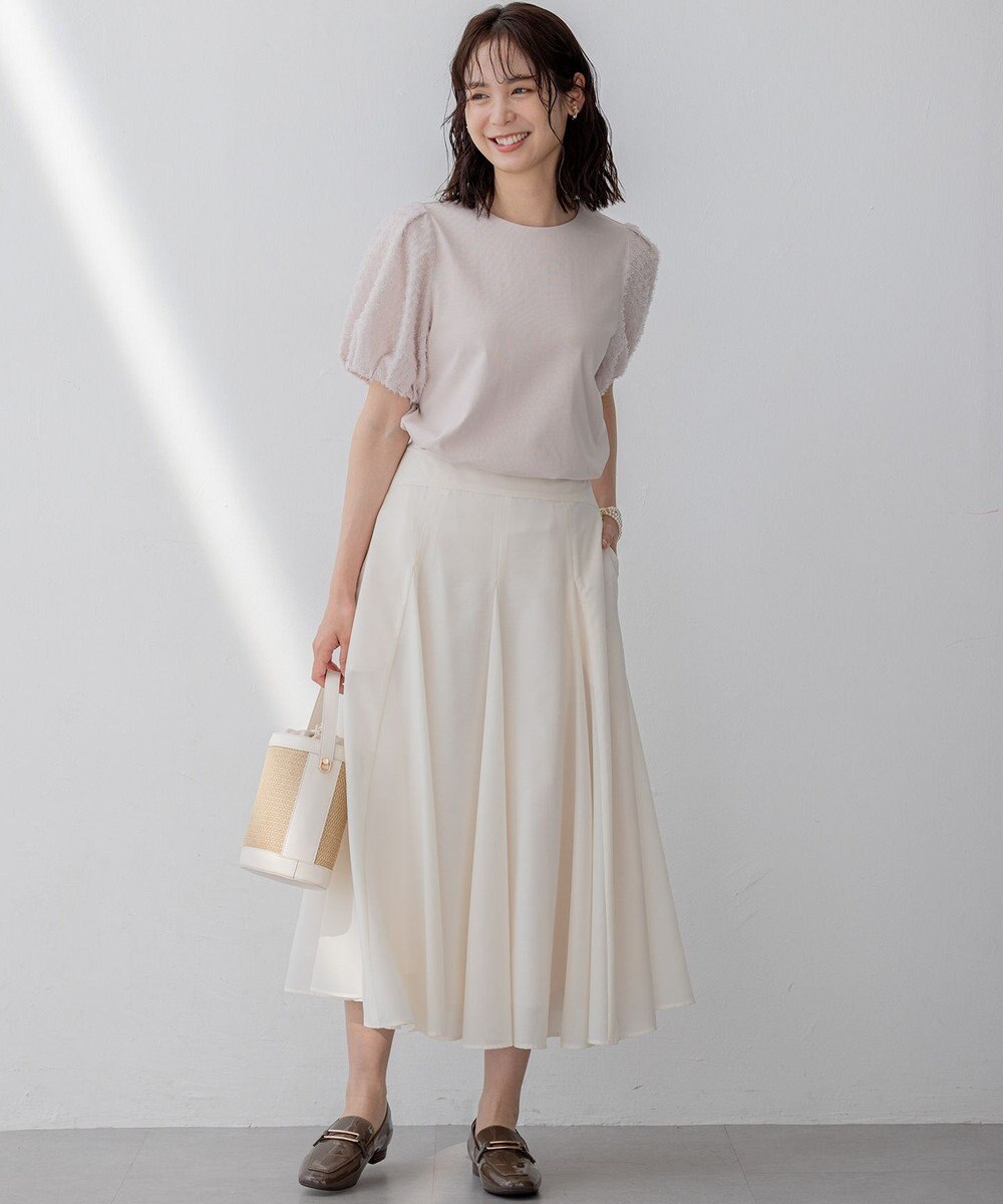 組曲 華感コンビネーションスリーブ カットソー 