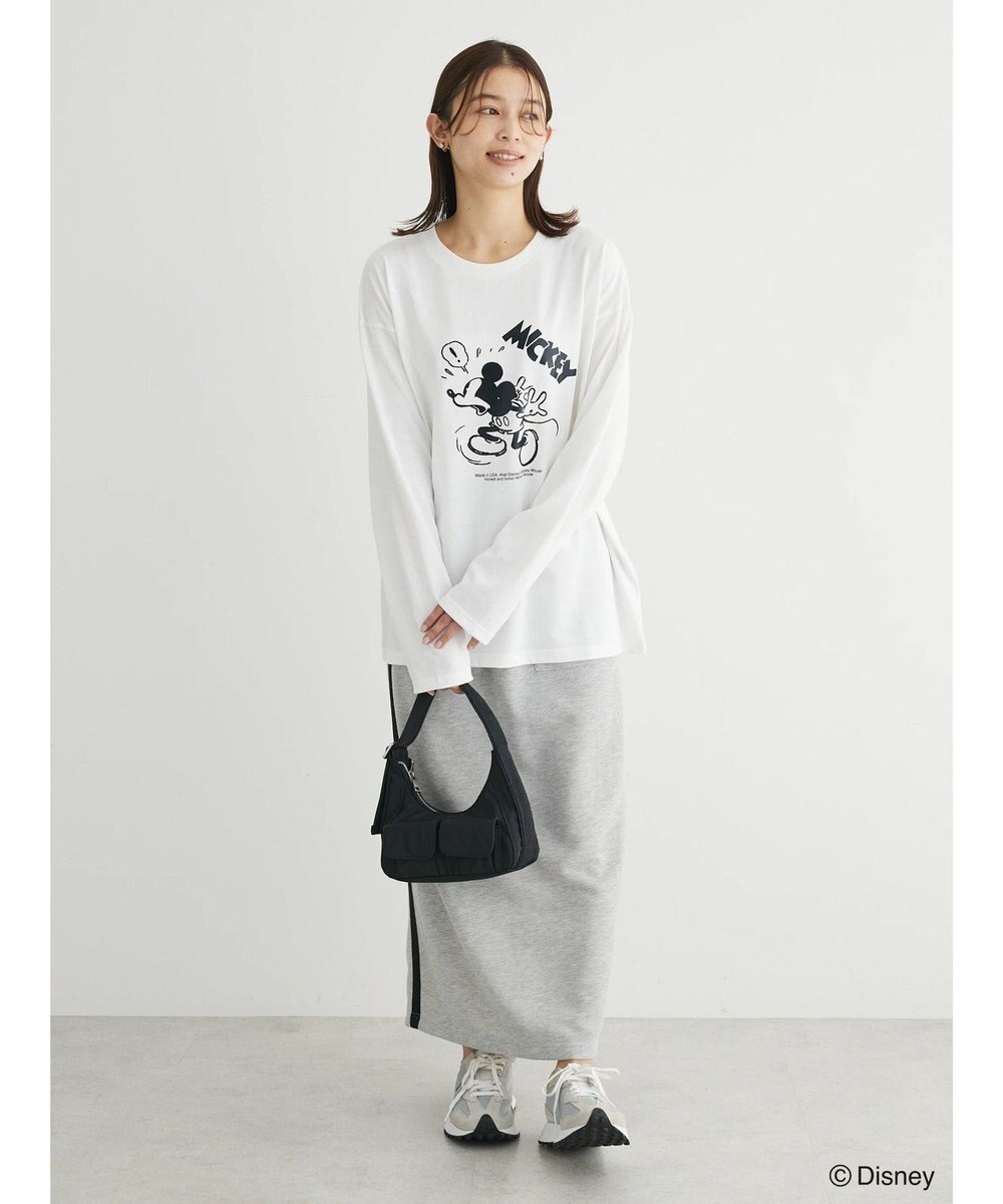 Green Parks Ｄｉｓｎｅｙ／ラメ裏毛ラインスカート 