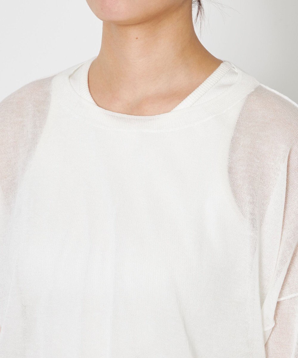 NAVE 【ReNAVE・洗える】シアーニット ロングスリーブ 