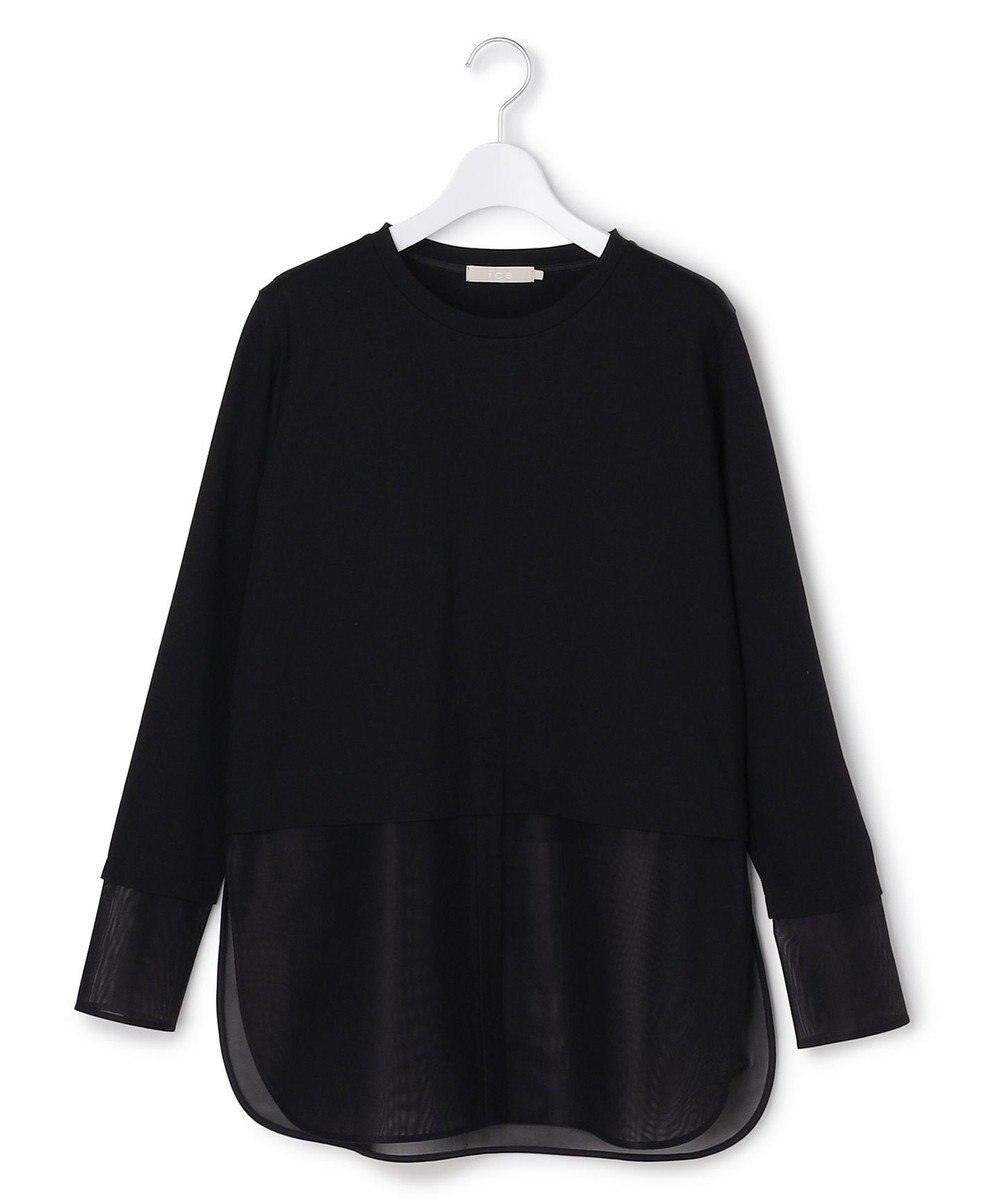 ICB L サテンラッセルコンビ カットソー 