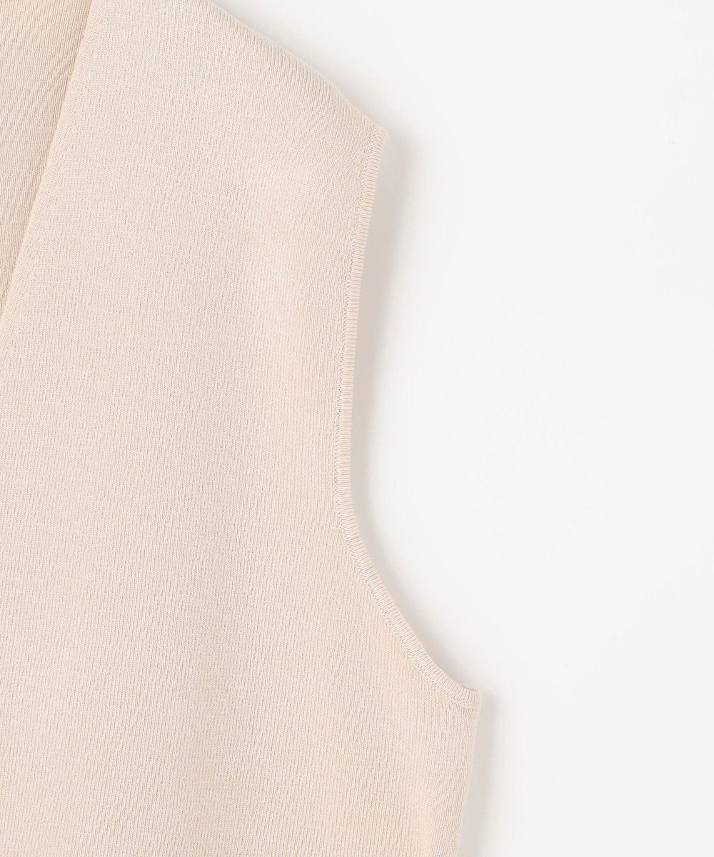 ANY L 【洗濯機可】サイドリボン ニットベスト 