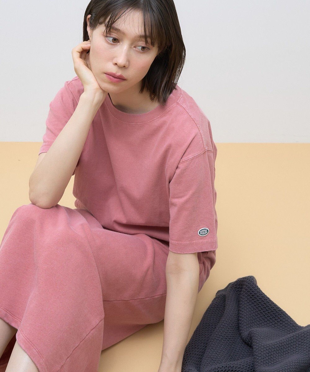 AMERICAN HOLIC DISCUS パウダーブリーチ加工Tシャツ 