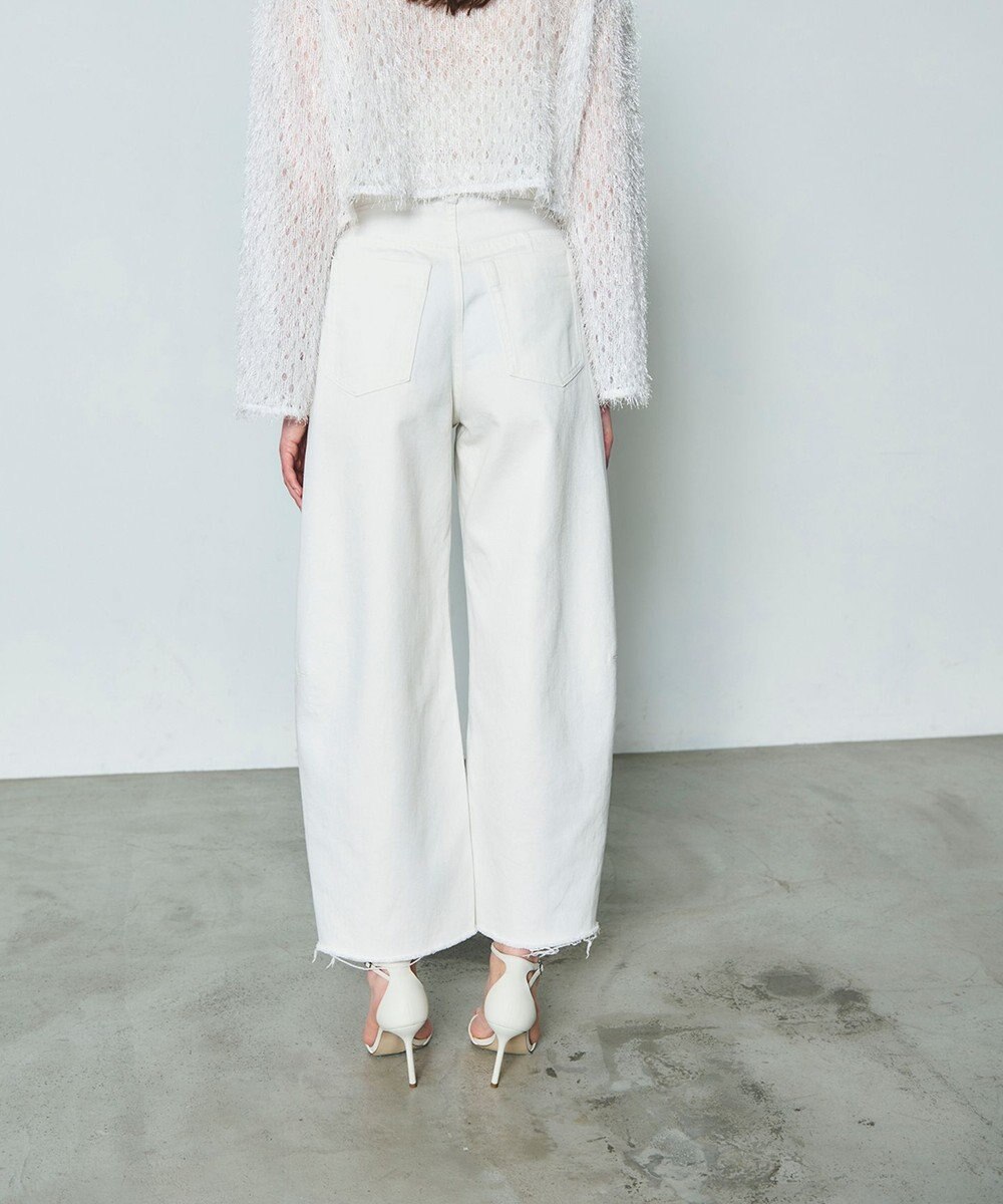 GRACE CONTINENTAL 切替ボリュームデニム 