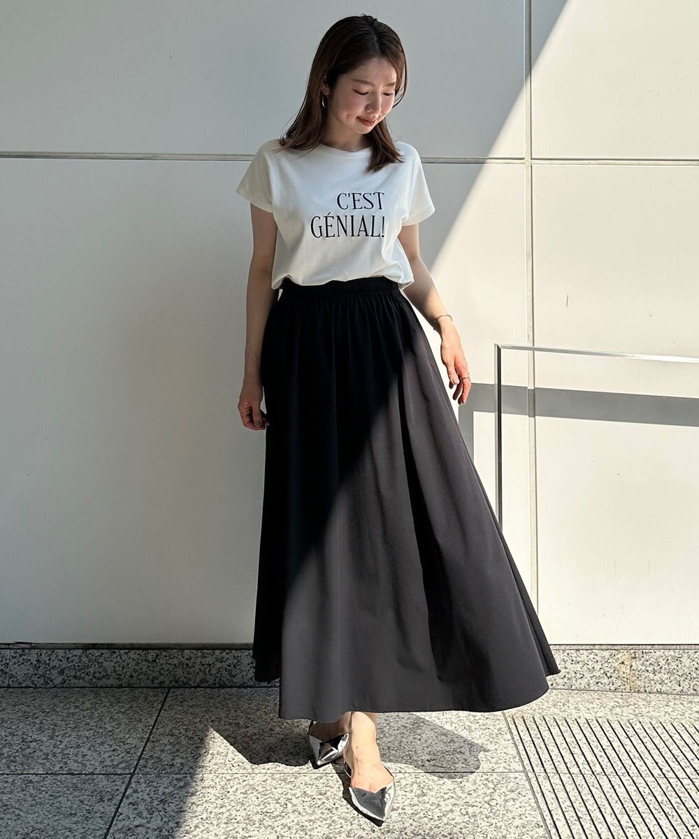 UNFILO FINE MOVE フレアスカート 