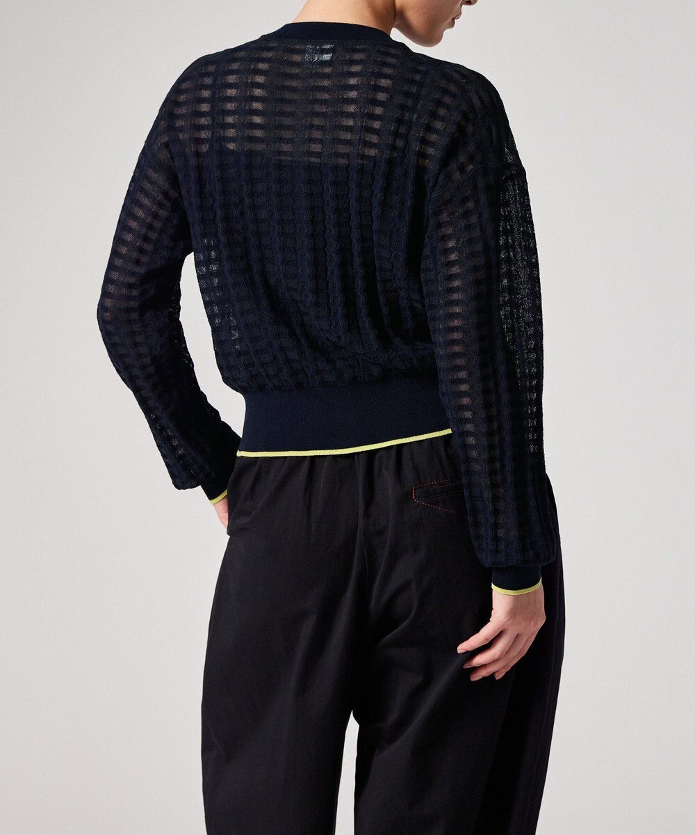 Paul Smith シアー クルーネック カーディガン 
