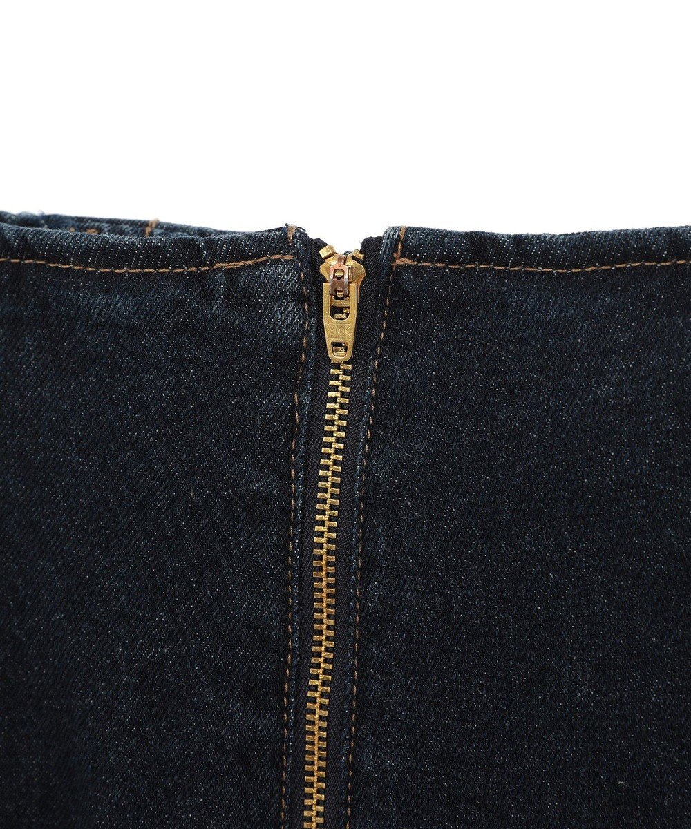 earth music&ecology フロントＺＩＰバックレースアップデニム 