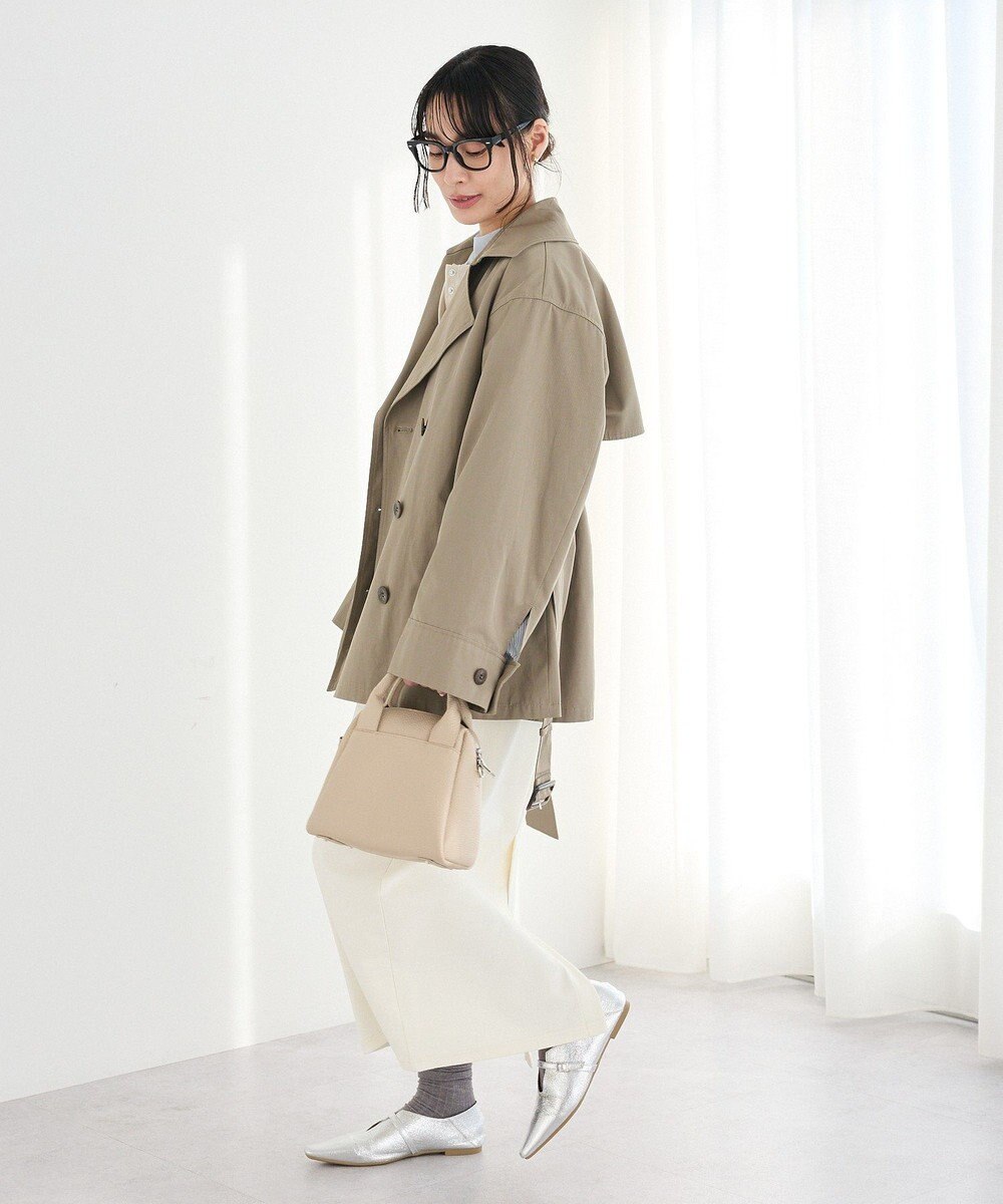 CRAFT STANDARD BOUTIQUE ワイドカフスミディトレンチコート 