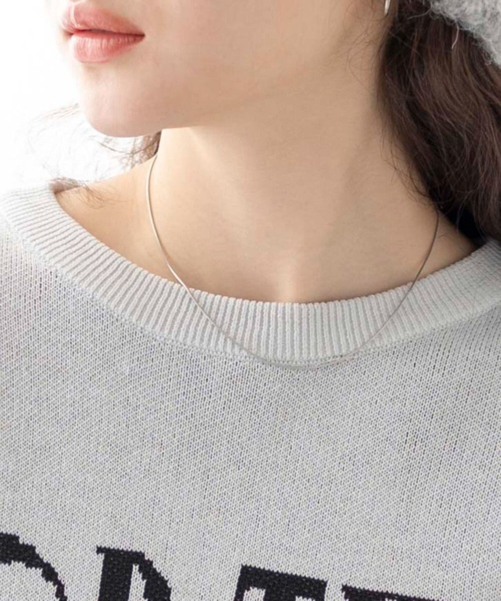 WEGO ロゴジャガードニットプルオーバー 