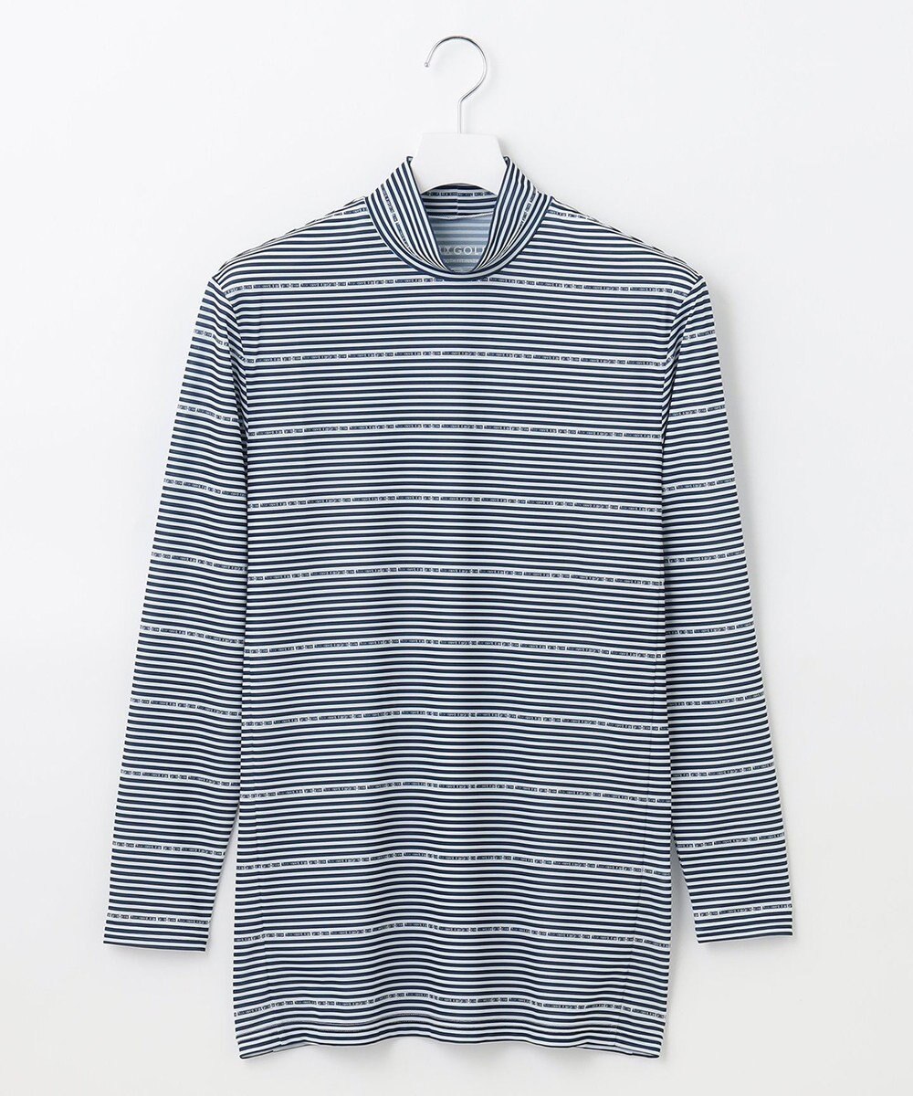 23区GOLF 【MEN】【吸水速乾・UVケア】ボーダー柄 インナーカットソー 