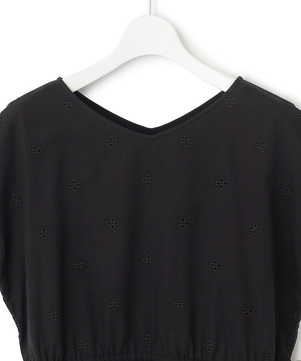 23区 【SLOW/洗える】エンブロイダリーレース ワンピース 