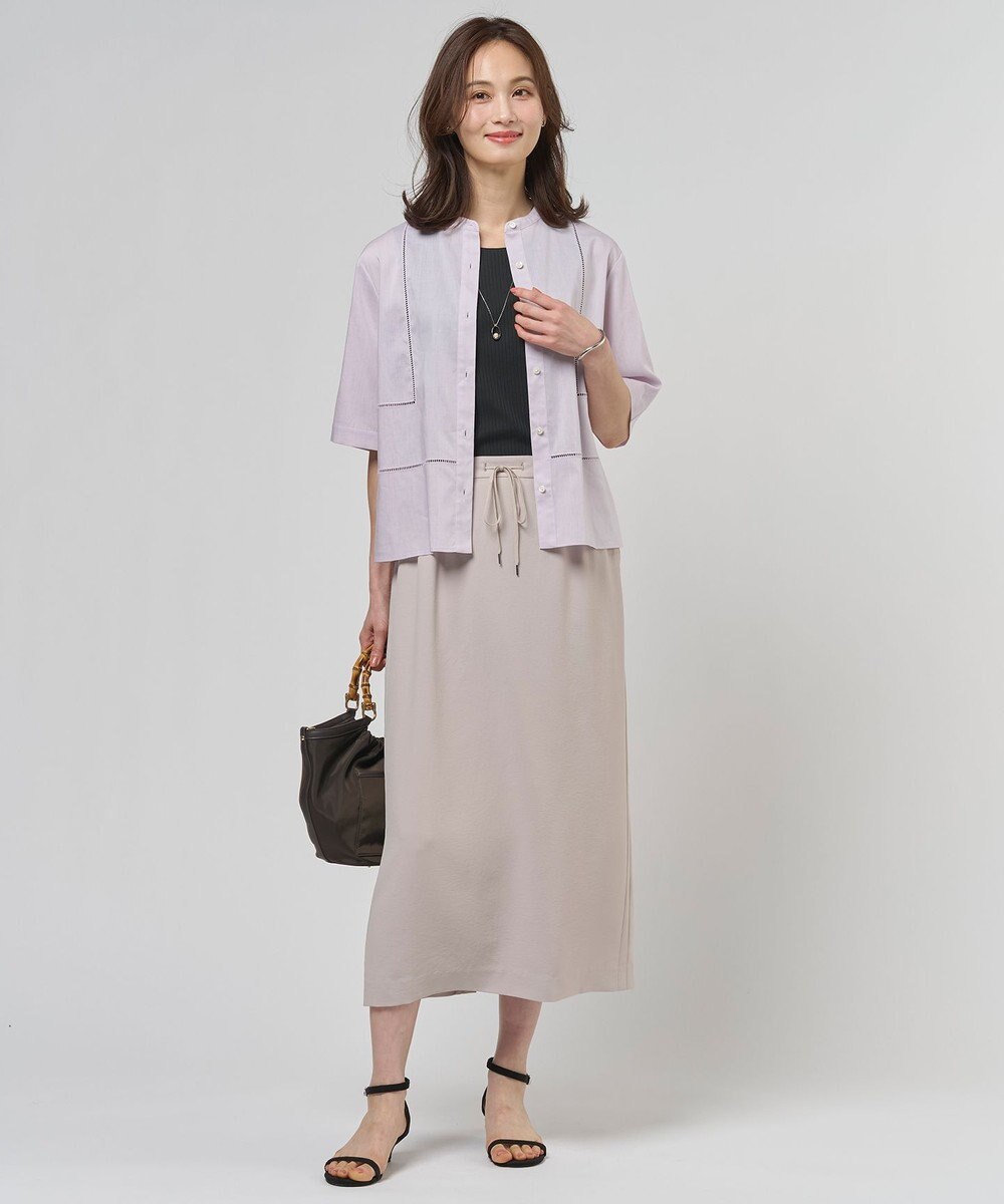 J.PRESS LADIES サークルパール ワントップ ネックレス 