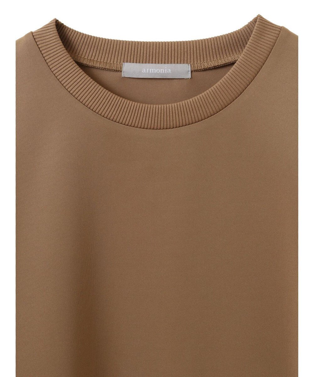 Green Parks armonia.異素材シャーリングワンピース 