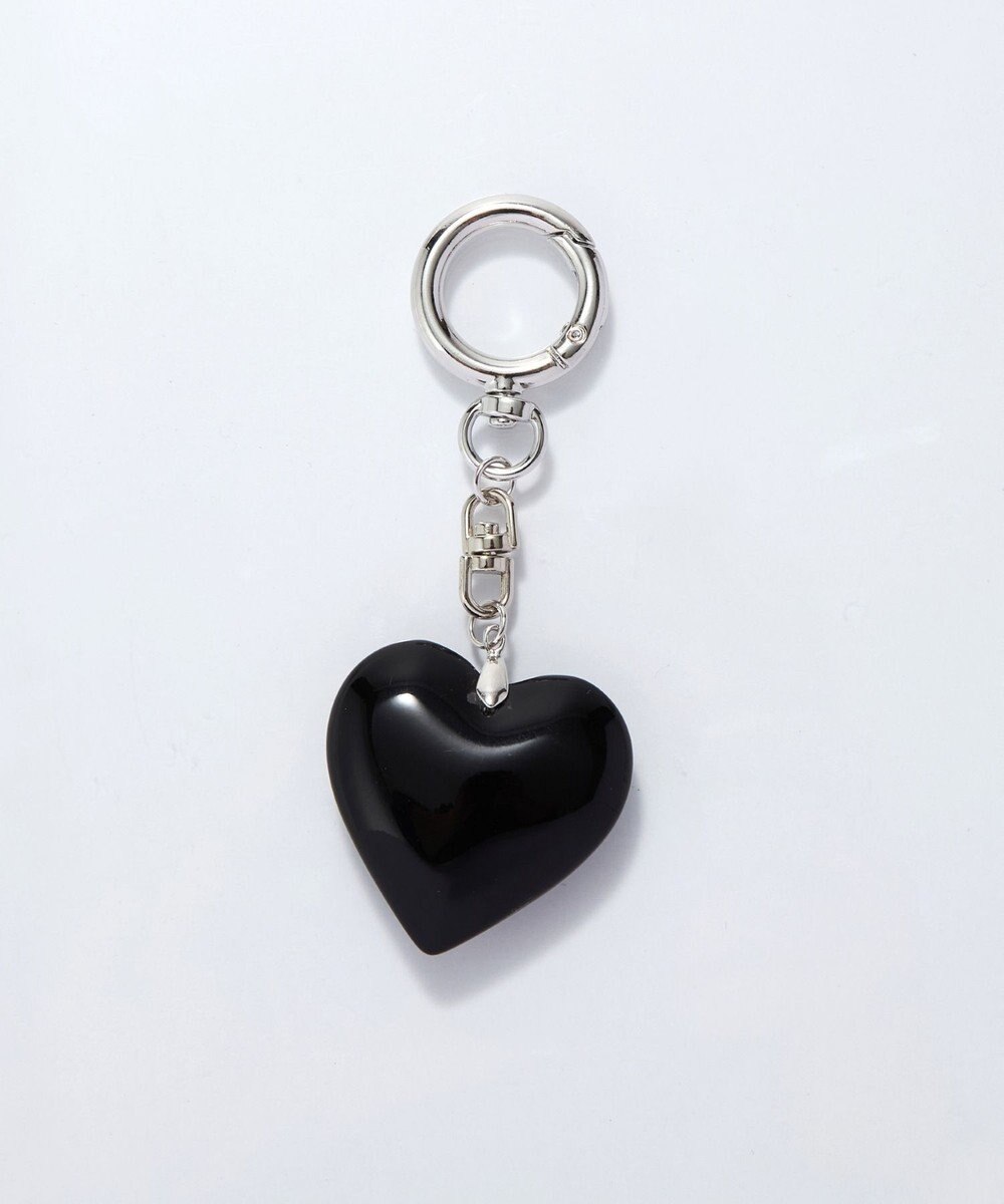 Phoebe ビッグハートバッグチャーム　ブラック 
