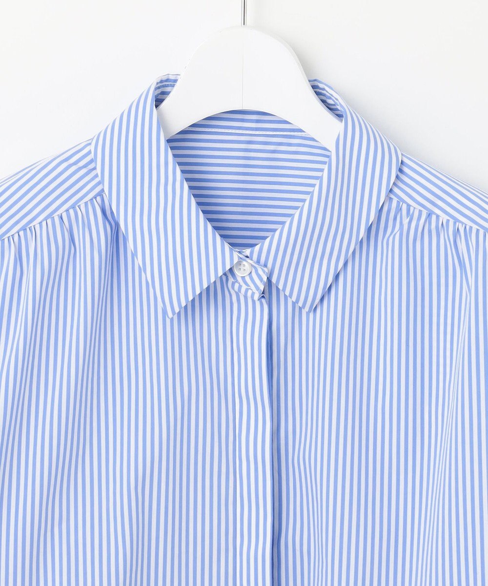 Feroux 【ONWARD CROSSET MAG掲載・2WAY】リボンクロップド シャツ 