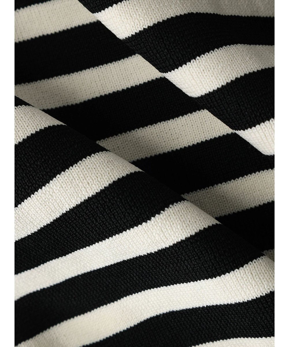 AMERICAN HOLIC エコカルットボーダークルーネックカーディガン 