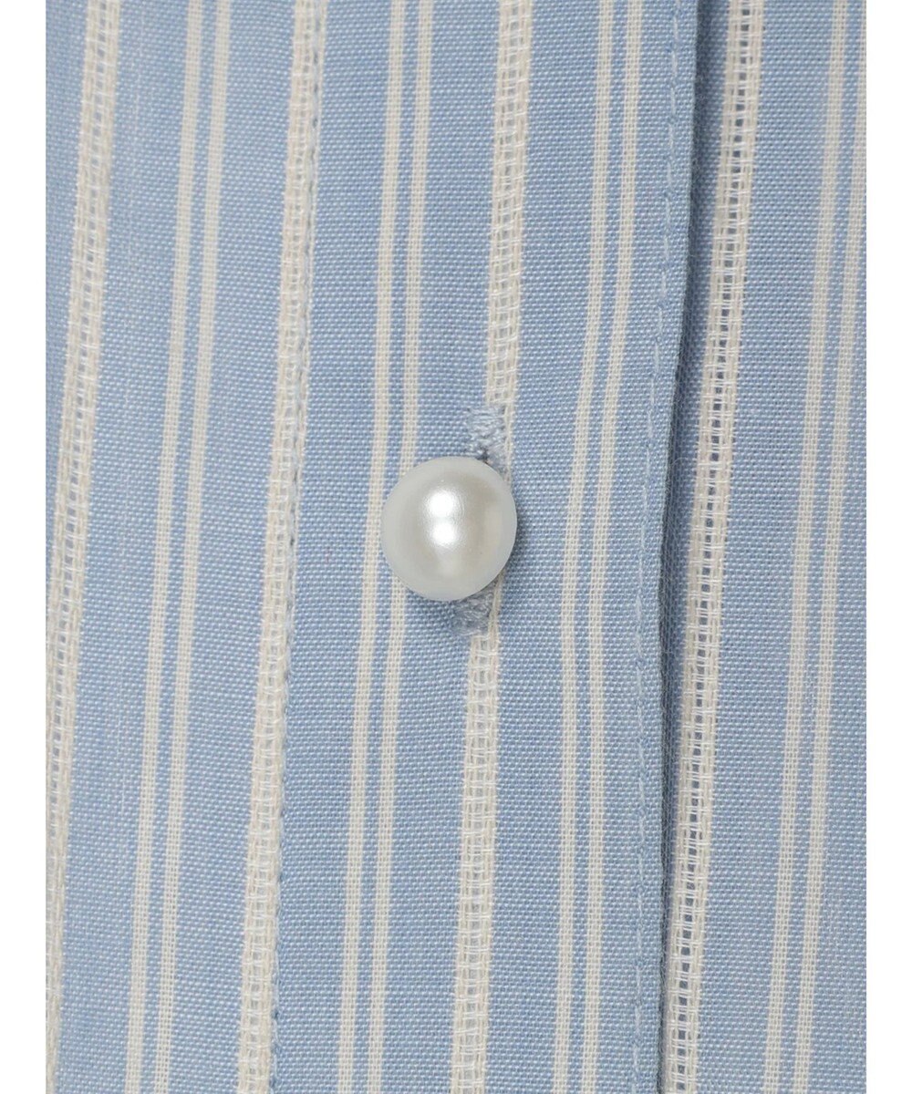 earth music&ecology パールボタンオーバーシャツ 