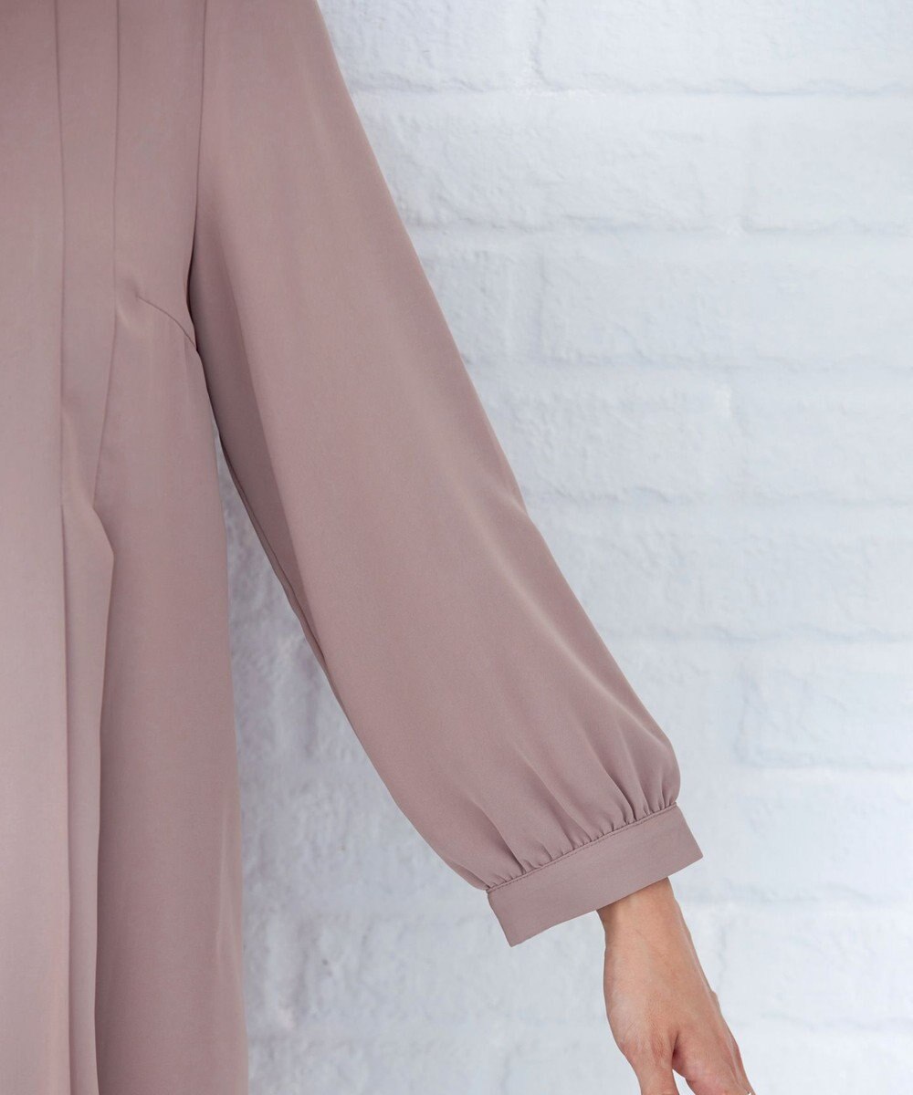 Tiaclasse 【洗える・スマート裏起毛】アシメタックチュニックブラウス 