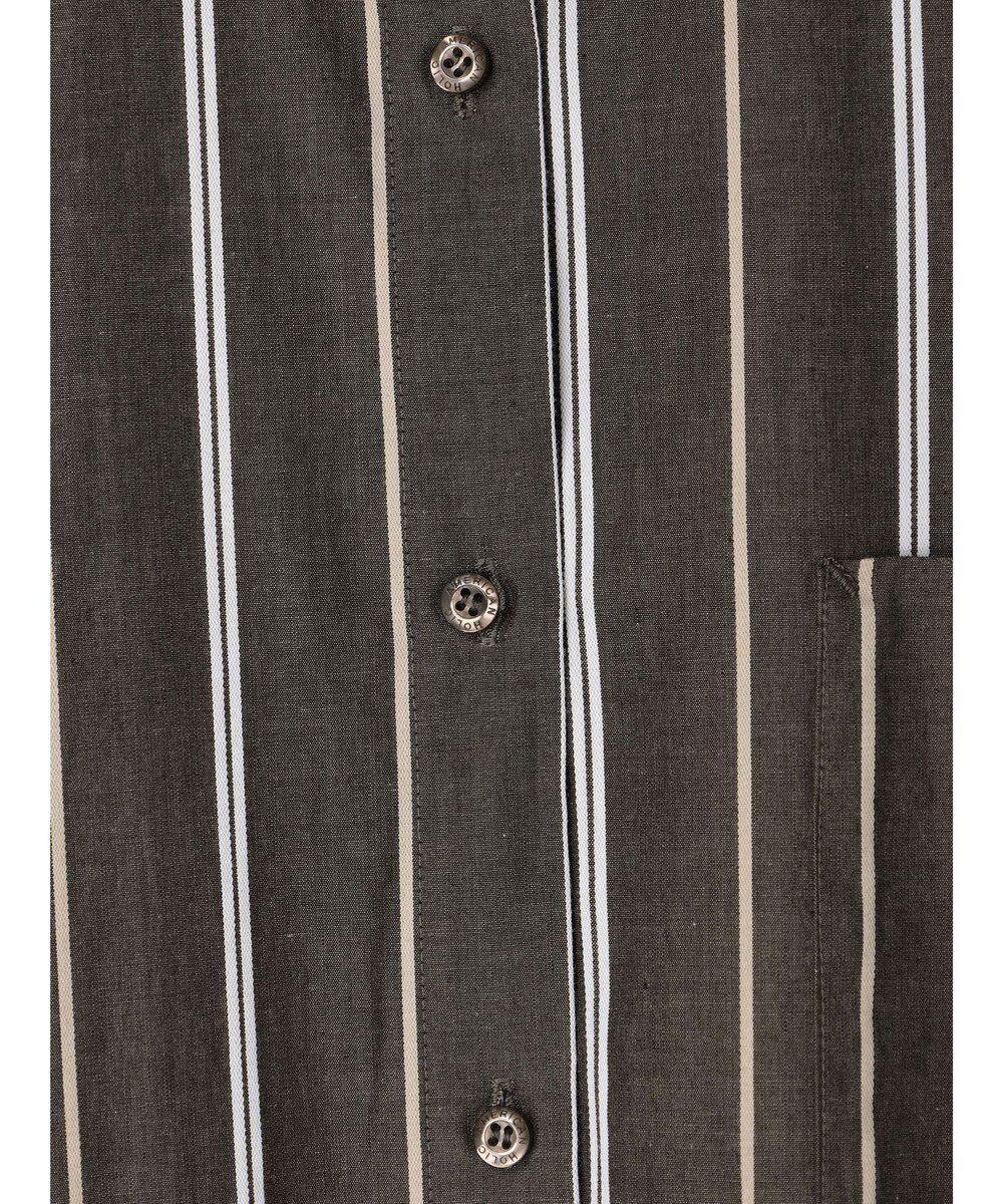 AMERICAN HOLIC ドビーストライプシャツチュニック 