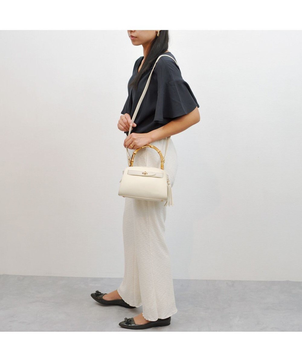 UNBILLION カシュカシュ cachecache / バンブーヒネリミニハンドバッグ 