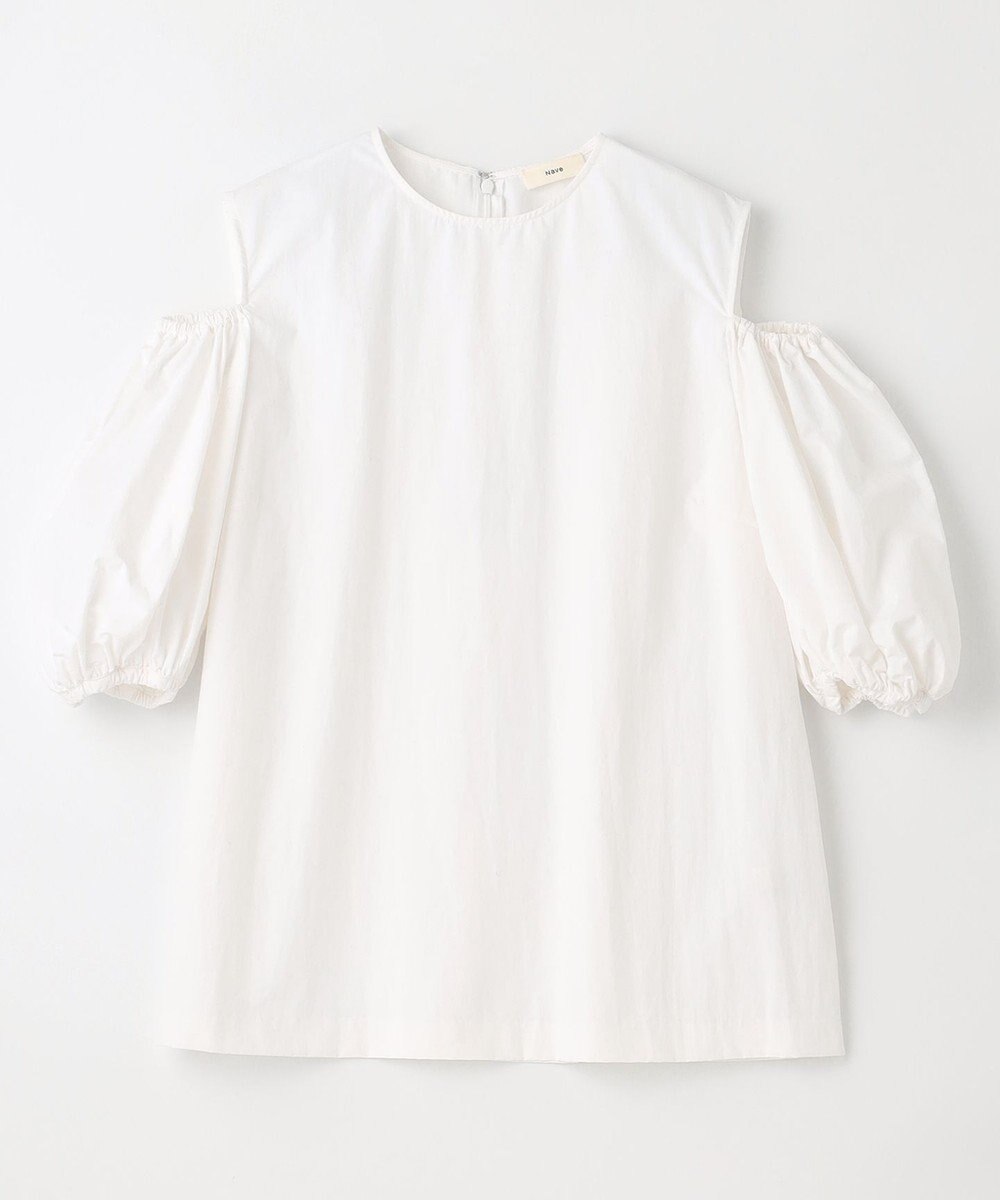 NAVE 【Nave　撥水機能・UVカット・透湿・接触冷感】ナイロンワッシャー ブラウス 