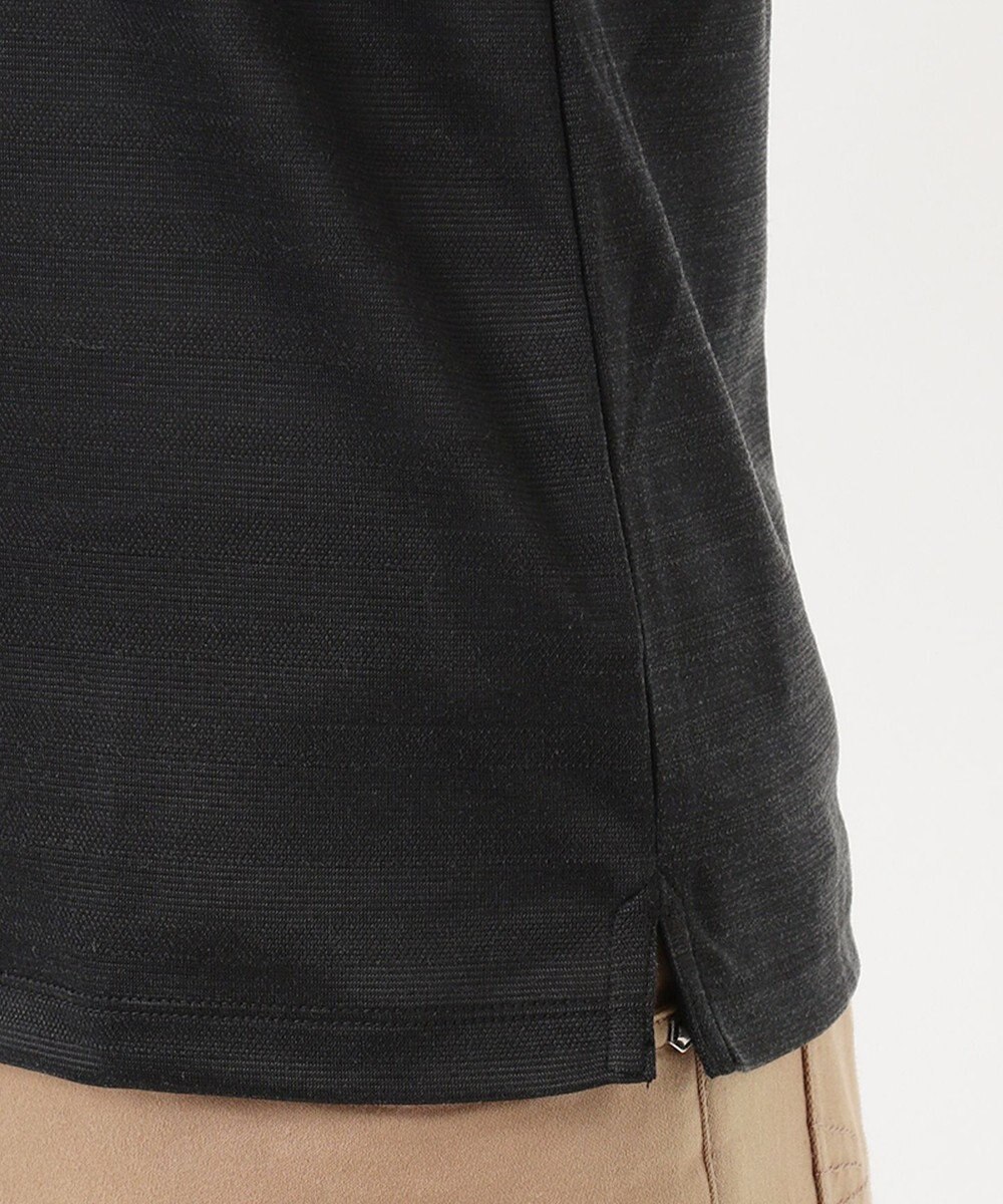 23区GOLF 【WOMEN】【吸汗速乾/日本製】ミラノリブボーダーシャツ 