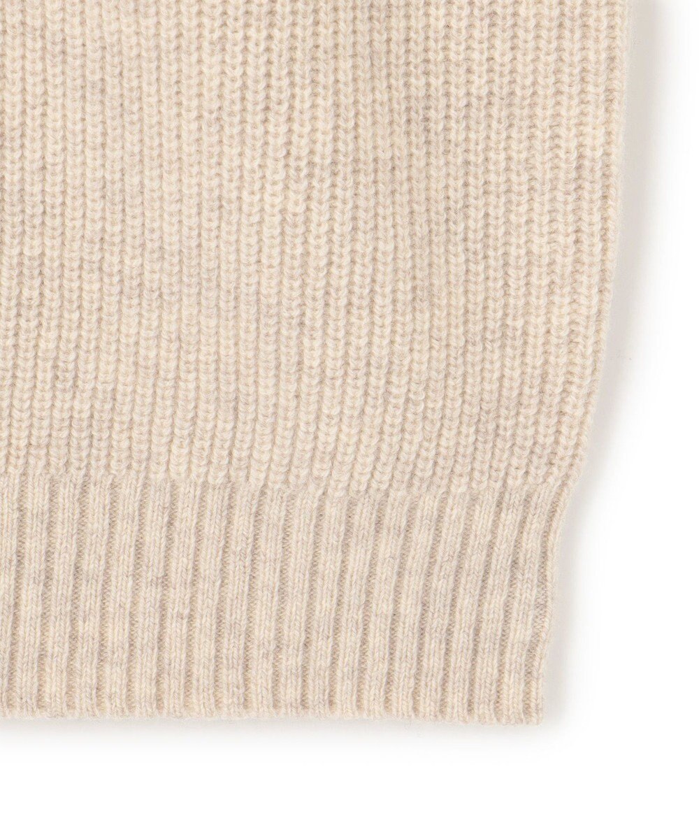 J.PRESS YORK STREET 【UNISEX】ウールカシミヤ ジップアップニット 