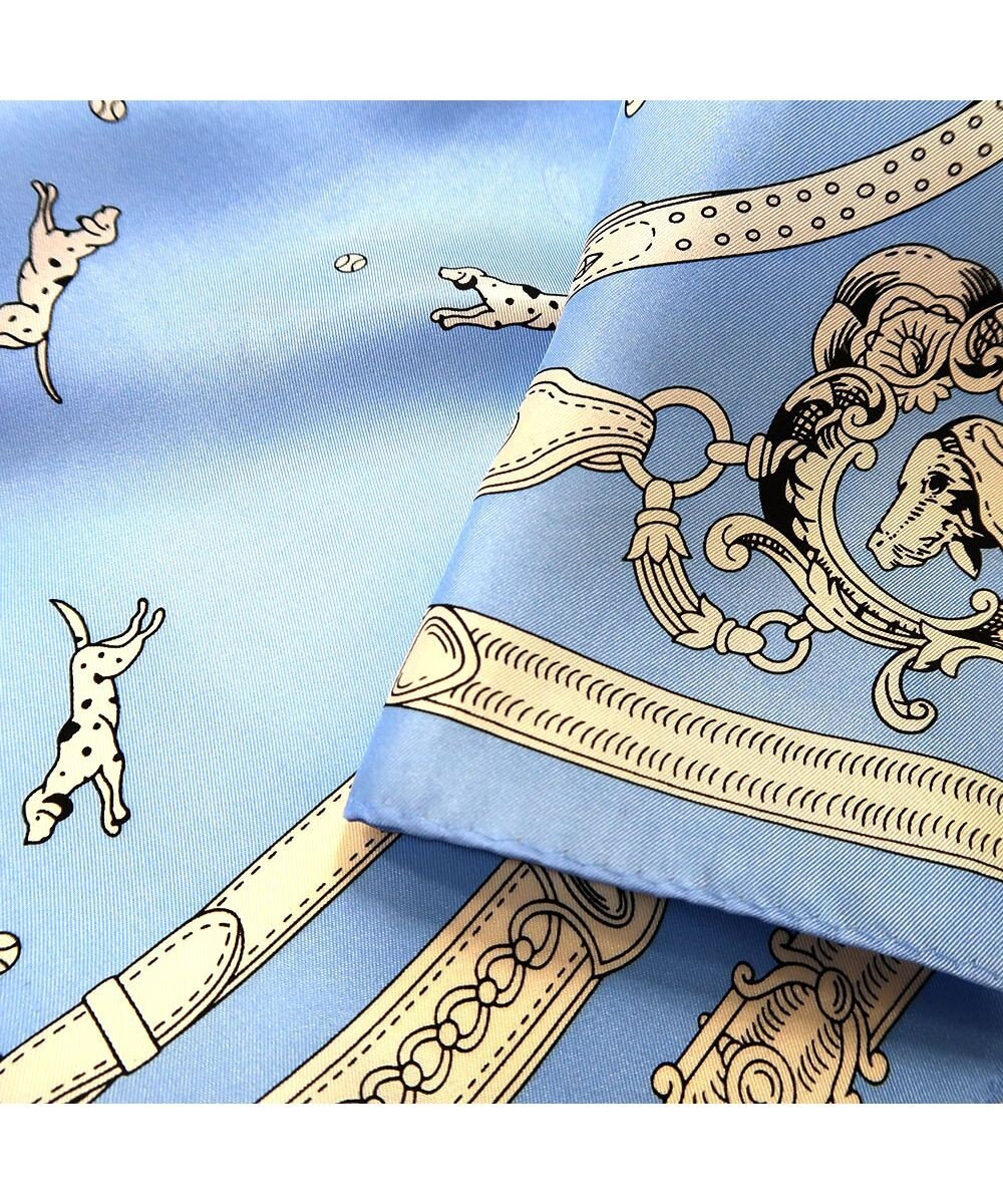 Marca 【Marcaオリジナル】ドッグ 小判 シルクツイル スカーフ 